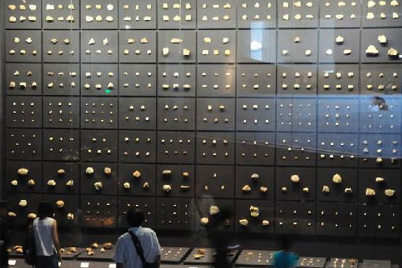 北京人的石制品，北京人遗址博物馆