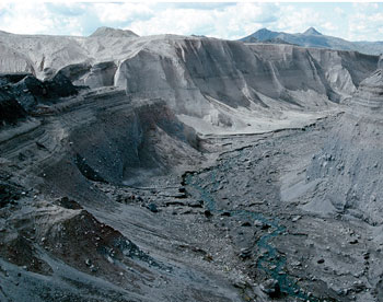 “小型大峡谷”是在一天之内由灾难中的泥石流侵蚀出来的