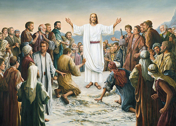 耶稣与众信徒