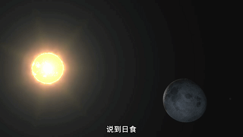 日食是由于太阳、地球和月球三者处于同一直线所致