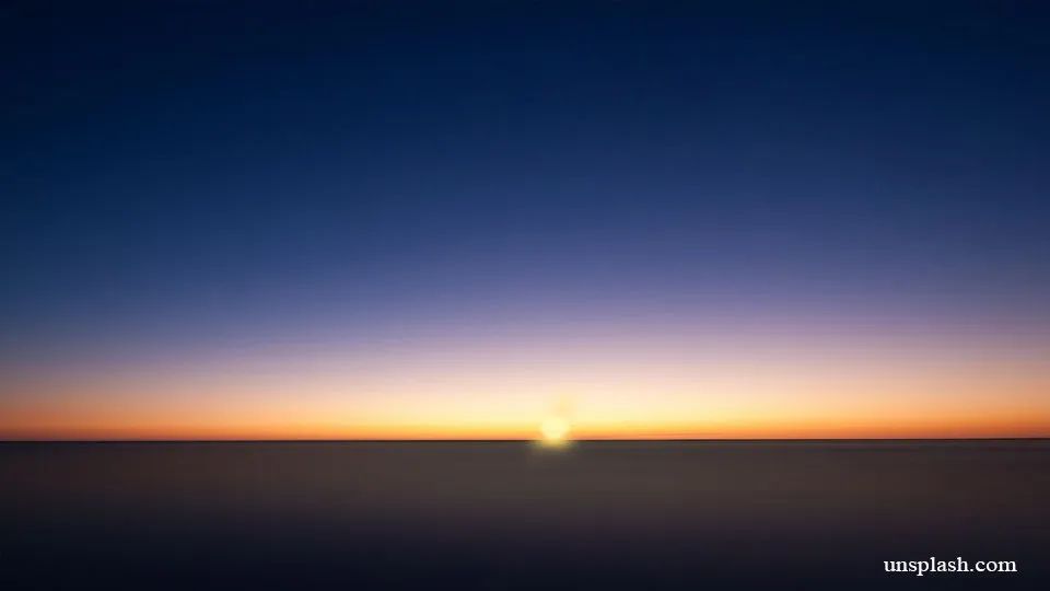 看似平坦的地平线