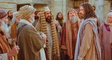 法利赛人与耶稣辩论