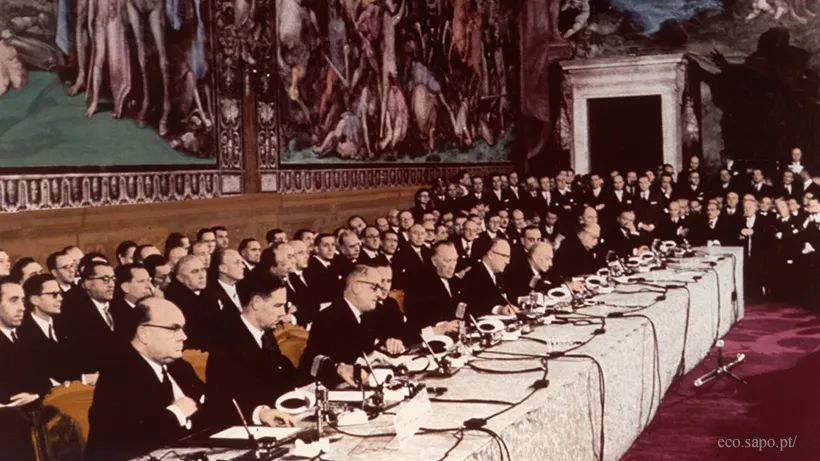 欧盟的建立始于《罗马条约》