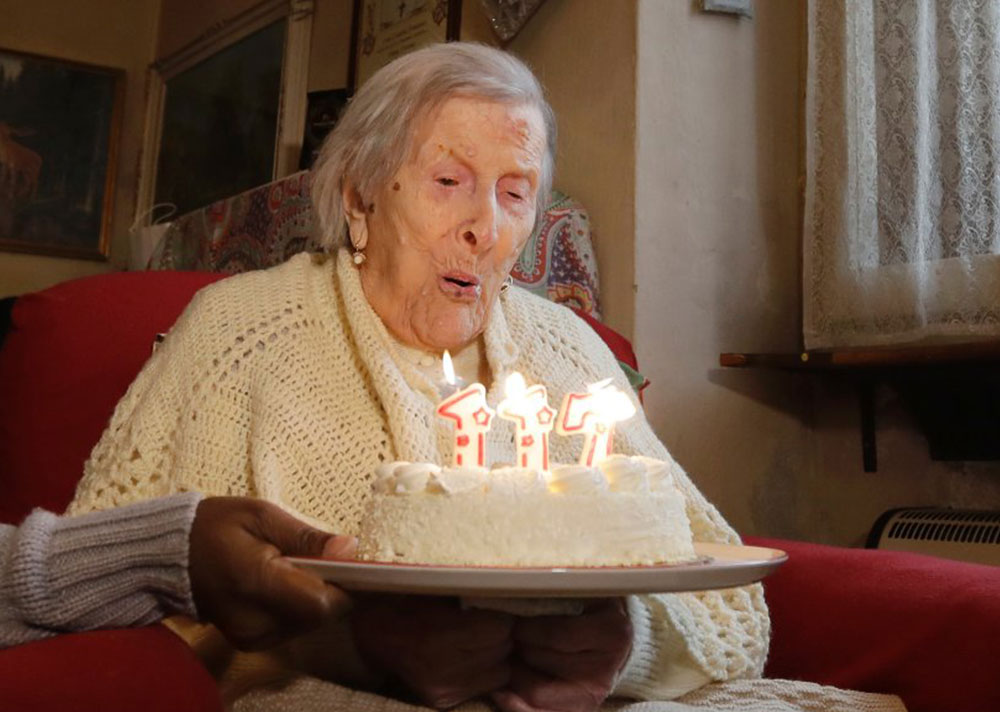 艾玛·玛莱诺过117岁生日