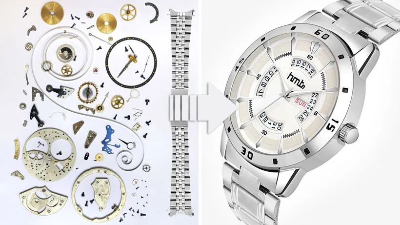 零件组装成整表