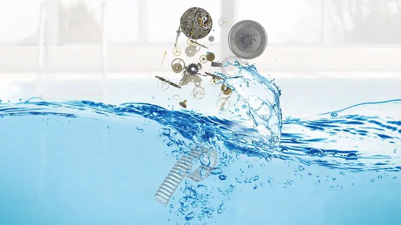 泳池中手表零件的比喻