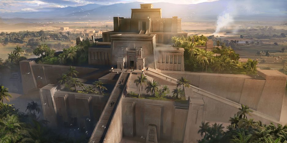 吾珥塔庙的复原图