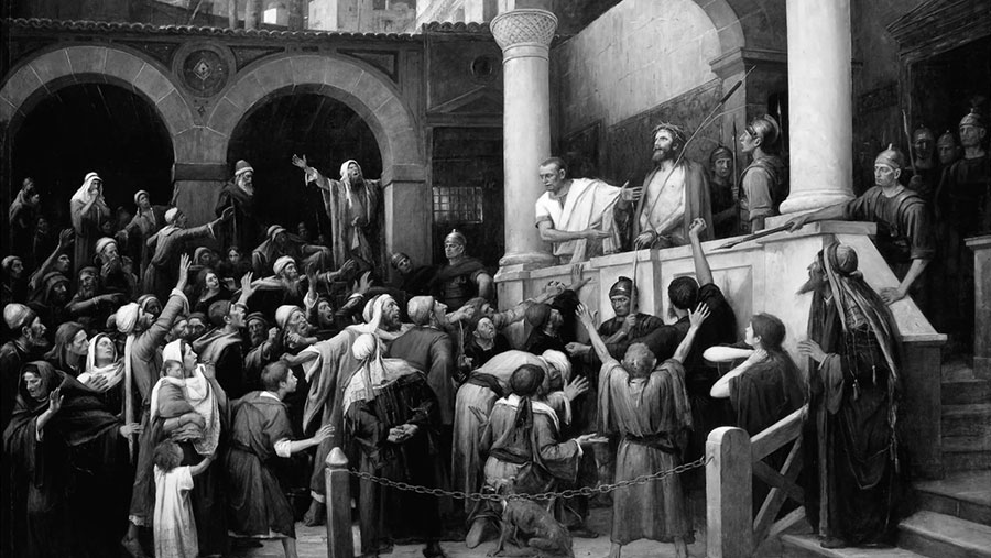 当时的犹太人要求把耶稣钉死在十字架