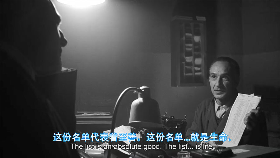 辛德勒手上的犹太人名单