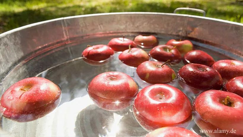 苹果的密度低于水，所以能漂浮在水面