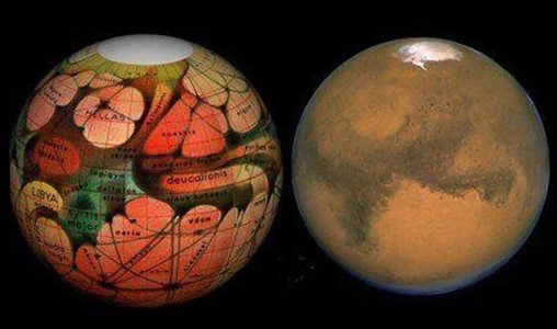 火星对比图——运河