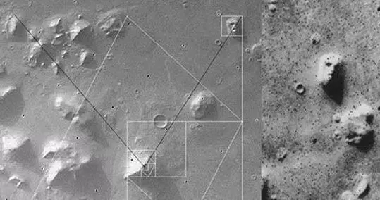 “维京1号”拍下了著名的火星表面照片：“人面石”
